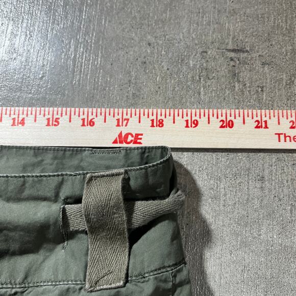 Y2K Cargo Pants Army Green strap detail Size 31 - Picture 7 of 7